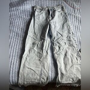 Light Wash Studded Denim Jeans